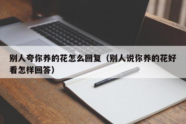 别人夸你养的花怎么回复（别人说你养的花好看怎样回答）