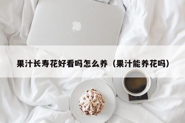 果汁长寿花好看吗怎么养（果汁能养花吗）