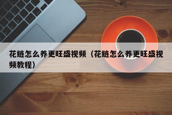 花鲢怎么养更旺盛视频（花鲢怎么养更旺盛视频教程）